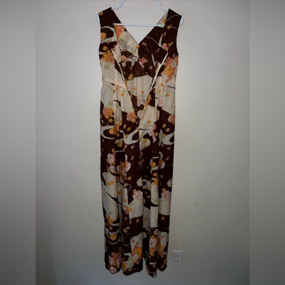 Vintage Penny’s Hawaiian Maxi Long Dress Sleeveless Tank Floral Women’s Small - Picture 9 of 11